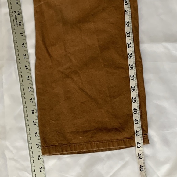 Dickies Men's Tough Max Duck Carpenter Pant 38x34 Stonewashed Brown - Picture 13 of 13